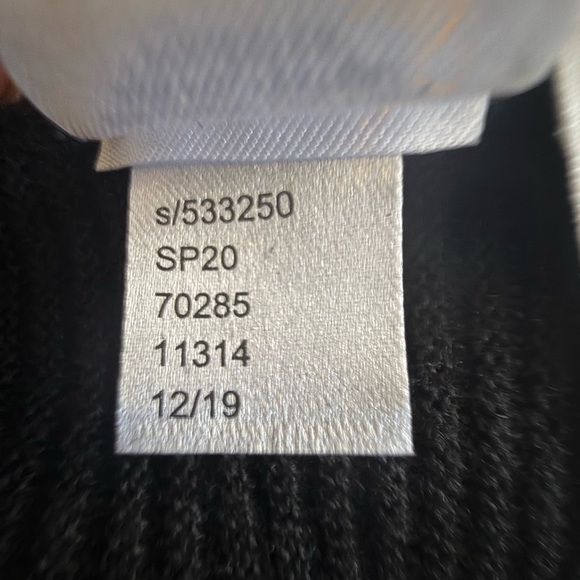 LOFT Open Shirttail Cardigan Black Small - Picture 4 of 4